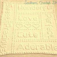 Precious One Piece Puff Stitch Baby Blanket - Project by Jenni0605