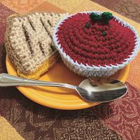 Handmade Crochet Grilled Cheese and Tomato Soup - Project by CharleeAnn