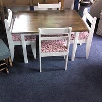 Child's table and chair set.