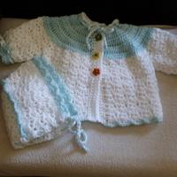 light sweater and bonnet - Project by Oma