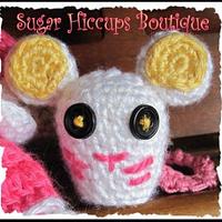 Crochet Crumbs Sugar Cookie and Pet Mouse Lalaloopsy Doll