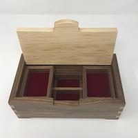 Walnut and Maple Jewelry Box