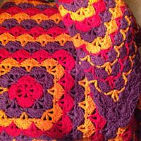 Latest finished afghan. Love how this one turned out. - Project by Cindy Stiles