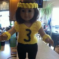 American girl doll soccer outfit - Project by burnzygirl211