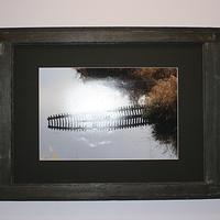 Old Window Frame Turned Picture Frame - Project by Railway Junk Creations