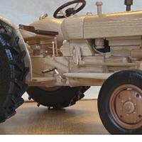 Fordson Super Dexta wooden model - Project by Dutchy