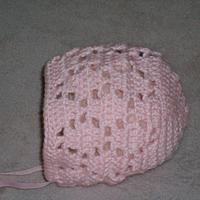 Pink Sweater and Bonnet