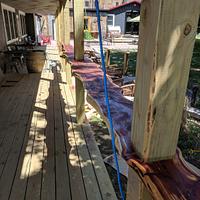 Cedar bar/railing tops