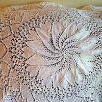 Swirl Baby Christening Shawl