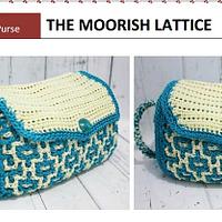 The Moorish Lattice reversible purse  - Project by Teh Asa 