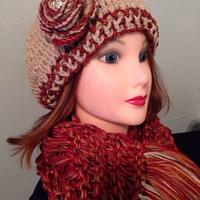 Elegance in hats and scarves.