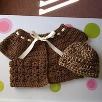 Baby sweater n beanie hat - Project by Noemi 