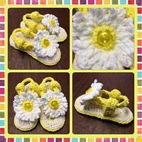 Daisy Toddler Sandals - Project by Alana Judah