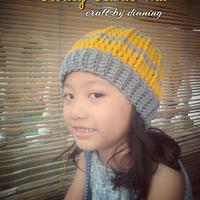 Sloucy Beanie Hat Echa - Project by Dianing Lestari