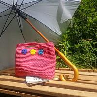 Coral Bag, Crochet Bag, Trendy Crochet Bag, Summer Bag, Cotton Tote, Beach Bag, Women Gift - Project by etelina