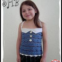 Splash Crochet Halter - Project by Heather Macias