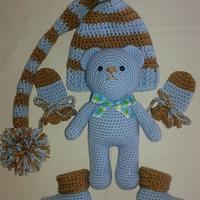 Blue Teddy Set