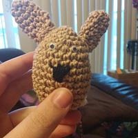 from plastic easter egg to a bunny