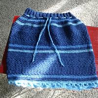 Blue girls skirt - Project by Sam Remesz