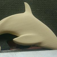 Start of Orca Carving  - Project by Chris Tasa