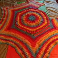 May Cal Embossed Crochet Vest