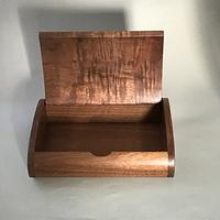 Small Walnut Box with Lift Lid
