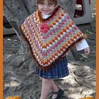 Autumn Crochet Poncho