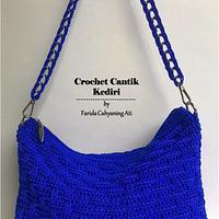 Royal blue bag - Project by Farida Cahyaning Ati