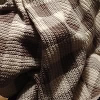 Mocha Gingham Blanket - Project by Charlotte Huffman