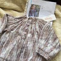 My grand daughter, Freya's Cardigan. - Project by Barbi