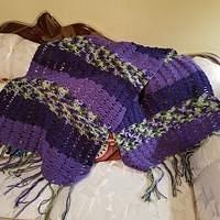 Shawl Shades of Purples