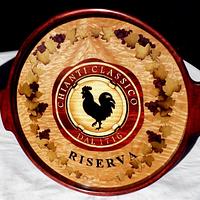 The Black Rooster, a Marquetry Tray - Project by shipwright