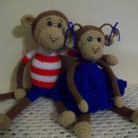 Monkey brother and sister - Project by Deena