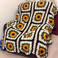 Sunflower afghan