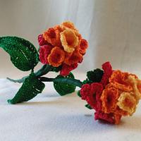 Citrus Blend Lantana Camara Crochet Flower