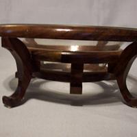 walnut and glass bowl - Project by Wheaties  -  Bruce A Wheatcroft   ( BAW Woodworking) 