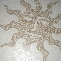 Mosaic Sunburst Coffee Table