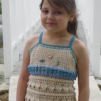 Sea Breeze Apron Style Crochet Halter Pattern 