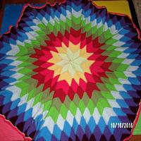 Starburst Entrelac Afghan - Project by Charlotte Huffman