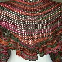 Pollyanna Shawl by designer Mona Modica