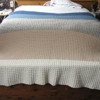 My husband's large blanket - Project by Edna