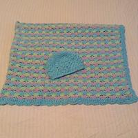 Baby Blanket and Matching Hat - Project by CharlenesCreations 