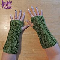 Cabled Mitts - Project by JessieAtHome