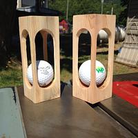 Golf Ball In Wood