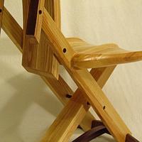 Ash amd Walnut Three Leg Chair - Project by Woodbridge
