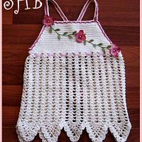 Shabby Chic Apron Style Crochet Halter