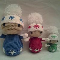 Blip, Red, Pip - The winter dolls