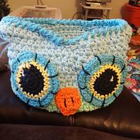 owl basket - Project by Down Home Crochet