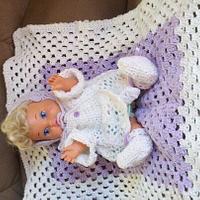 Baby doll layette set