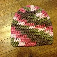 3-6 month pink camo hat - Project by FashionBomb